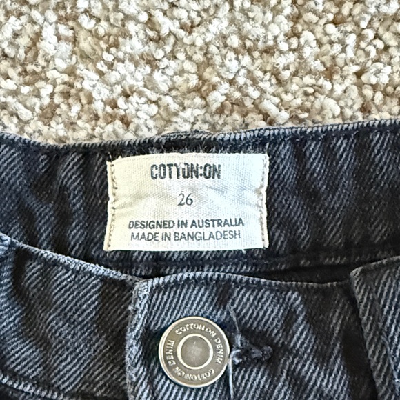 Cotton On Black Denim Women's Shorts - Picture 4 of 6